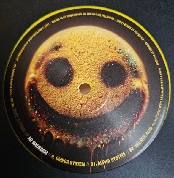 Ad Nauseam : Rave System EP (12", EP, Ltd, Yel)
