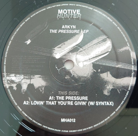 Arkyn : The Pressure EP (12", EP)