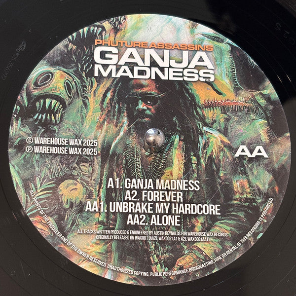 Phuture Assassins : Ganja Madness EP (12", EP, RM)