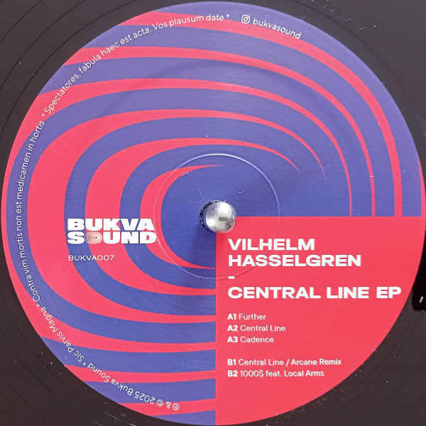 Vilhelm Hasselgren : Central Line EP (12", EP)