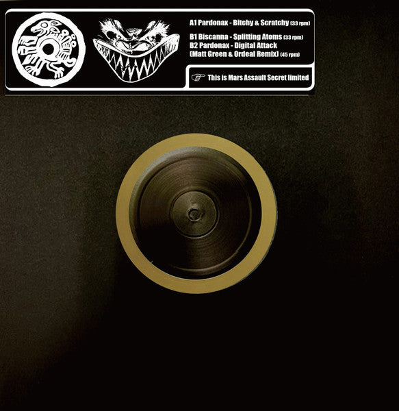 Pardonax & Biscanna : Mars Assault Secret limited (10", EP, Ltd)