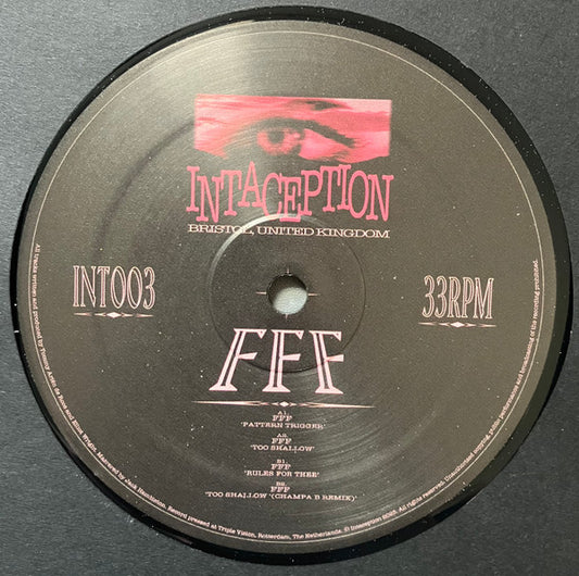 FFF : INT003 (12", EP)