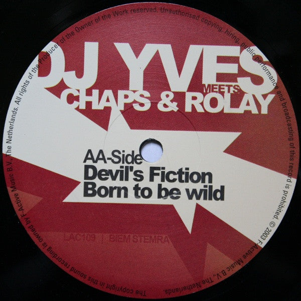 DJ Yves Meets Chaps & Rolay : The Code (12")