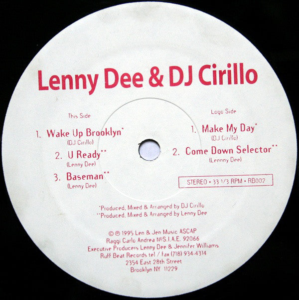Lenny Dee & Cirillo : Wake Up Brooklyn (12")