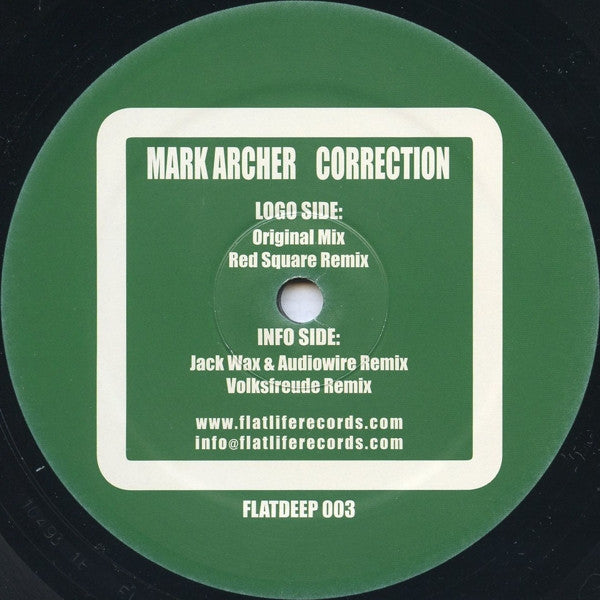 Mark Archer : Correction (12")
