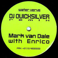Mark Van Dale With Enrico : Water Verve (Remixes) (12")