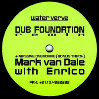 Mark Van Dale With Enrico : Water Verve (Remixes) (12")