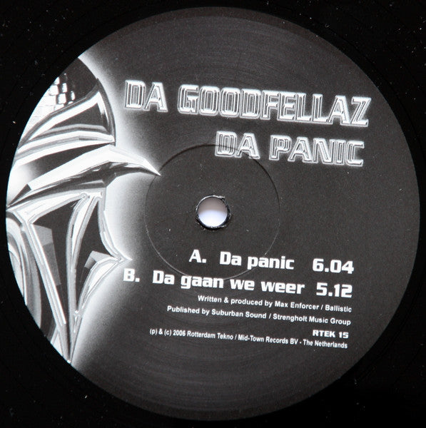Da Goodfellaz : Da Panic (12")