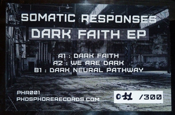 Somatic Responses : Dark Faith EP (12", EP, Ltd, Num, W/Lbl)