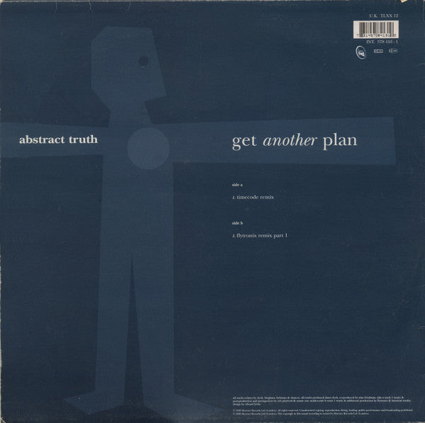 Abstract Truth : Get Another Plan (Remixes By Rob Playford And Flytronix) (12")