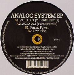Alexandre Schippers And Vincent Ista : Analog System EP (12", EP)