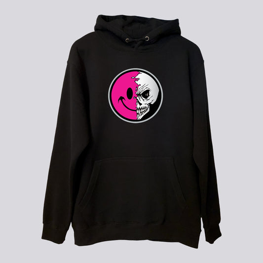 HOODIE TWO FACES PINK