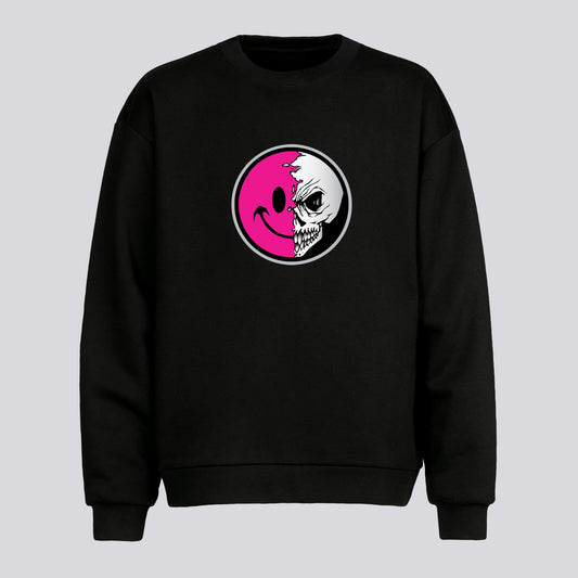 SWEATSHIRT TWO FACES PINK