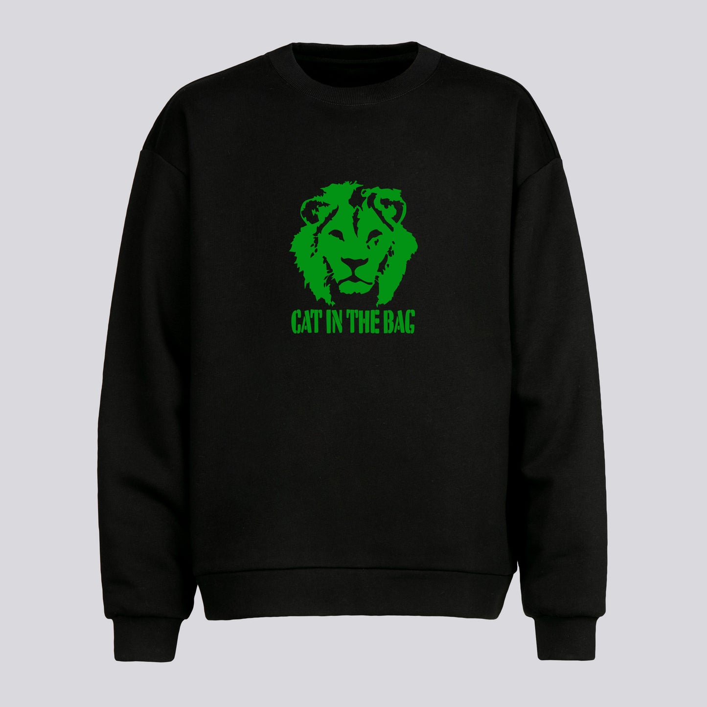 SWEATSHIRT CAT IN THE BAG LION GREEN