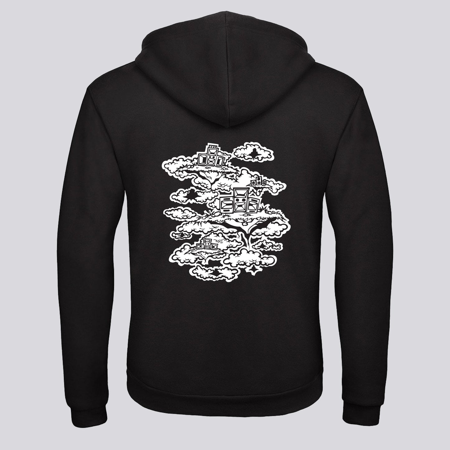 ZIP HOODIE SPEAKERS ON CLOUDS
